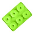 thumbnail image 1 of Molde de silicona para 6 muffins y donas, molde antiadherente para postres, para hacer donas, pasteles, chocolates, postres y mucho más., 1 of 7