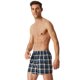 thumbnail image 2 of SCHIESSER Calzoncillos bóxer tejidos para hombre, pack de 4 - tela tejida, pantalón, algodón Azul/gris 3XL (XXX-Large), 2 of 4