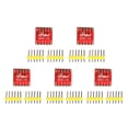 thumbnail image 1 of 5pcs 5V / 3.3V TTL Módulo convertidor de nivel lógico bidireccional con pines piezas Zulema Convertidor de nivel lógico, 1 of 8