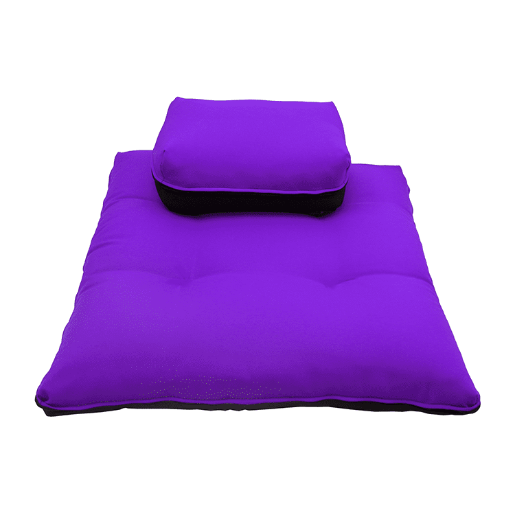 Meditation Zafu And Zabuton Set Cushions Exercise Yoga Mats Square