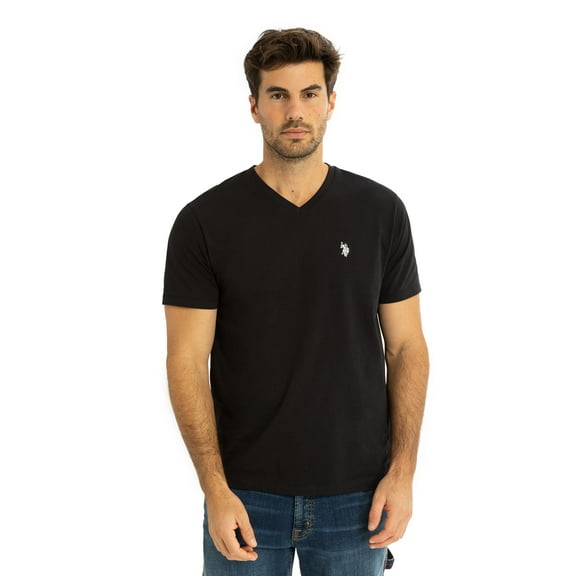 U.S. Polo Assn. Men's Basic Short Sleeve V-Neck T-Shirt
