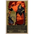 thumbnail image 3 of De Castro, Francisco Hohenleiter 11x14 Black Modern Framed Museum Art Print Titled - Exposicion General Epanola, 3 of 5