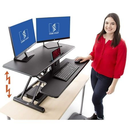 Stand Steady Flexpro Hero Power Electric Standing Desk Converter