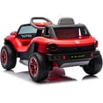thumbnail image 5 of EastVita Kids Electric Vehicle Licensed Volkswagen | 12V Ride-On Toy with Remote Control | LED Lights, MP3, and Bluetooth Red, 5 of 6
