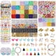 thumbnail image 1 of Kit para hacer pulseras OCARDI para niñas con cuentas de arcilla y cuentas de vidrio, 1 of 6