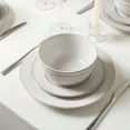 thumbnail image 2 of Earth & Clay Hazel 24-Piece Dinnerware Set Stoneware, Grey, 2 of 7