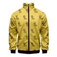thumbnail image 4 of Chaqueta con estampado 3D de elefante, jirafa, conejo, para hombre, con estampado de animales de dibujos animados, chaqueta de calle de gran tamaño con cremallera, ropa para niños, 4 of 5