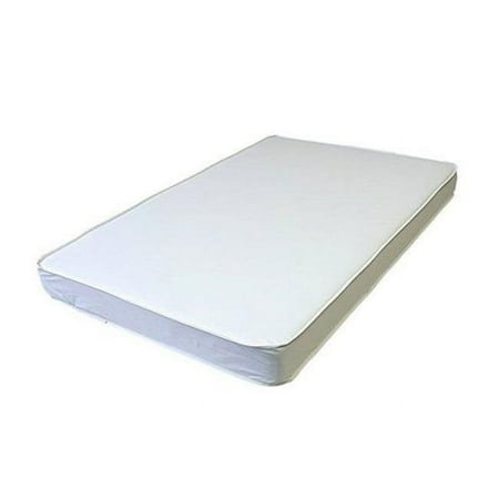 UPC: 0768666035087 | L.A. Baby 3 Waterproof Mini/Portable Crib Mattress Pad with Easy to Clean Cover For LA Baby Non-Full Size Cribs Only