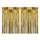 thumbnail image 1 of 2 cortinas con flecos de aluminio para decoración de fiestas, versátiles fondos para fotomatón. Oro, 1 of 9