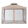 thumbnail image 3 of Sunjoy 10x10 Hampton Softtop Steel Gazebo with Netting, 3 of 6
