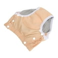 thumbnail image 2 of Pañal de tela para adultos, lavable, a prueba de fugas, transpirable, de algodón puro, para personas mayores, para incontinencia, color naranja, talla M, 2 of 14