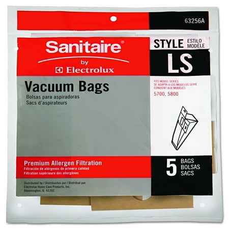 Eureka 63256A10 Commercial Upright Vacuum Cleaner Replacement Bags Style Ls Pack Of 5