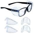thumbnail image 4 of 1 Pair Glasses Side Guard Portable Reusable Washable Replacement Protective Eyewear Eyeglasses Guards Part Accessories Small 4 Hole, 4 of 8
