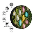 thumbnail image 4 of Sikiie colorful Easter eggs Print PVC Leather Spare Tire Wheel Cover Spare Tire Cover, for Car Truck SUV Camper Trailer Universal Fit-17 inch, 4 of 6