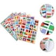 thumbnail image 3 of 7 láminas de pegatinas de banderas de fútbol de países, pegatinas de PVC para la escuela (estilos variados), 3 of 7