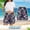Navy, variant on HAIJIE Womens Summer Swim Shorts Summer Beach Lightweight Short Pants Womens Shorts Athletic for Sister Women High Waisted Beach Swimwear Bottoms Bathing Trunks with Liner