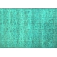 thumbnail image 1 of Ahgly Company Machine Washable Indoor Rectangle Persian Turquoise Blue Traditional Area Rugs, 5' x 7', 1 of 4