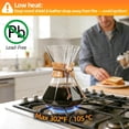 thumbnail image 2 of WAAYEEPL 20 oz 6-Cup Pour-over Coffee Maker with Reusable Filter, Diamond Borosilicate Glass, 2 of 9