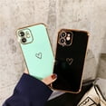 thumbnail image 5 of Mobile Phone Case Compatible With IPhone7/8/11/12/ 13/14/15 Series Love Electroplated Mobile Phone Case Anti-fall, 5 of 6