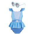 thumbnail image 3 of Bañador de dos piezas para niñas de 2 a 10 años, traje de baño de estilo princesa Disney, Bikini de verano, 2024, 3 of 5