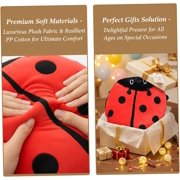 Giant Wearable Ladybug Pillow, Removable Oversized Decorative Pillows,Giant Ladybug Stuffed Animal with Soft Shells for Kids and Adults Release Stress,Christmas Pillows Home Decorative