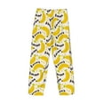 thumbnail image 3 of Fotbe Banana Fruit Men's Pajama Pants,Sleepwear Pants,Pj Bottoms Drawstring And Pockets-Medium, 3 of 7