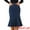 Deep Blue, variant on DARING DIVA Women's Denim Ruffle Fishtail Bodycon Midi Skirts M Black