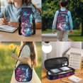 thumbnail image 3 of Yspwyqan Galaxy Wolf 4Pcs Kids Backpack Set with Lunch Box Pencil Case Water Bottle, 17 Inch Lightweight Cosmic Space Bookbag for Elementary Middle School Travel Hiking, 3 of 7