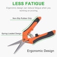 thumbnail image 6 of GROWNEER 3 Packs Pruning Shears Gardening Hand Pruning Snips with Straight Stainless Steel Precision Blades, 6 of 7
