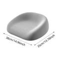thumbnail image 3 of Orthopedic Gel Memory Foam Seat Cushion for Enhanced Back Support and Home Comfort with Portable Handle, 3 of 6