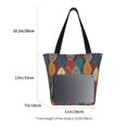 thumbnail image 3 of Fotbe Autumn Leaves Bolsa de Playa con Estampado, Bolsa de Hombro, Bolsa de Mano Espaciosa, Bolsa de Viaje Ligera, Bolsa de Compras Versátil, 3 of 6
