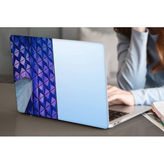 KSK KAISHEK for New MacBook Air 13" Case 2018/2019/2020/2021/2022 Rel. Model A1932&A2179&A2337 m1, Plastic Hard Case Shell Cover + Black Keyboard Cover, Purple series 0507