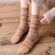 thumbnail image 3 of Calcetines de mujer otoño e invierno retro calcetines hasta media pantorrilla calcetines de pelo de moda personalizados medias gruesas y cálidas de estilo universitario japonés, 3 of 6