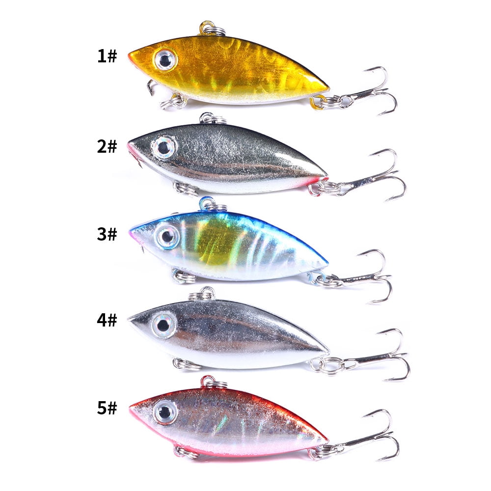 HENGJIA Lipless Crankbaits for Bass Fishing Lures, Small VIB Hard Baits Fishing Jigs for Freshwater and Saltwater Bass, Trout, Perch, Walleye