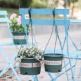 thumbnail image 2 of Garden Hanging Pot Plastic Hanging Flower Pot Plant Hanger With Hook, 2 of 8
