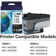 thumbnail image 3 of LC406 Ink Cartridge 1-Pack Compatible for Brother LC 406 Ink for MFC-J4535DW MFC-J4345DW Printer, 3 of 7