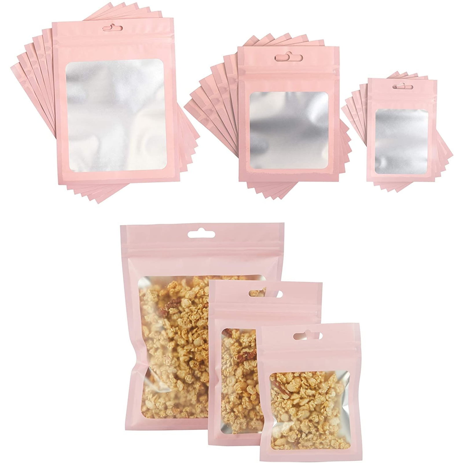 10 ea 120 Mix Size Pink Poly Mailers Variety Pack 
