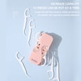 thumbnail image 4 of Portable Mini Bilateral-Up Floss Storage Box Automatic-Up Floss Storage Box Floss Stick Container, Can Repeatedly Store 62, 4 of 4