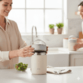 thumbnail image 3 of Contenedor Acero Inoxidable para Alimentos con Tapa y Asa, Incluye Cubierto Plegable en la Tapa, Color Beige, Capacidad 800 mililitros, 3 of 11