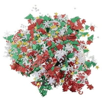 50g Sparkly Snowflake Confetti Sequins, Christmas Tree and New Year's DIY Decor for Wedding or Birthday Parties