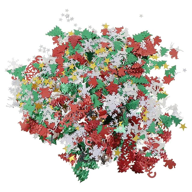 Christmas Decorations Event & Party 50g Sparkly Christmas Tree Snowflake Confetti Sequins DIY New Year's Home Wedding Birthday Decorations Party Balloon
