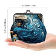 thumbnail image 2 of Platypus Stylish Microfiber Coin Purse with Zinc Alloy Clasp - 4.3x4.7 in/11x12 cm, 2 of 7