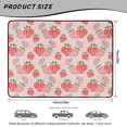 thumbnail image 7 of Yuyamidu Pink Red Strawberry Car Trunk Mat 29" x 39" Scratchproof Cargo Liner Non Slip Car Accessories Full Protection Fits for Most Cars for Women and Pet Dog, 7 of 7