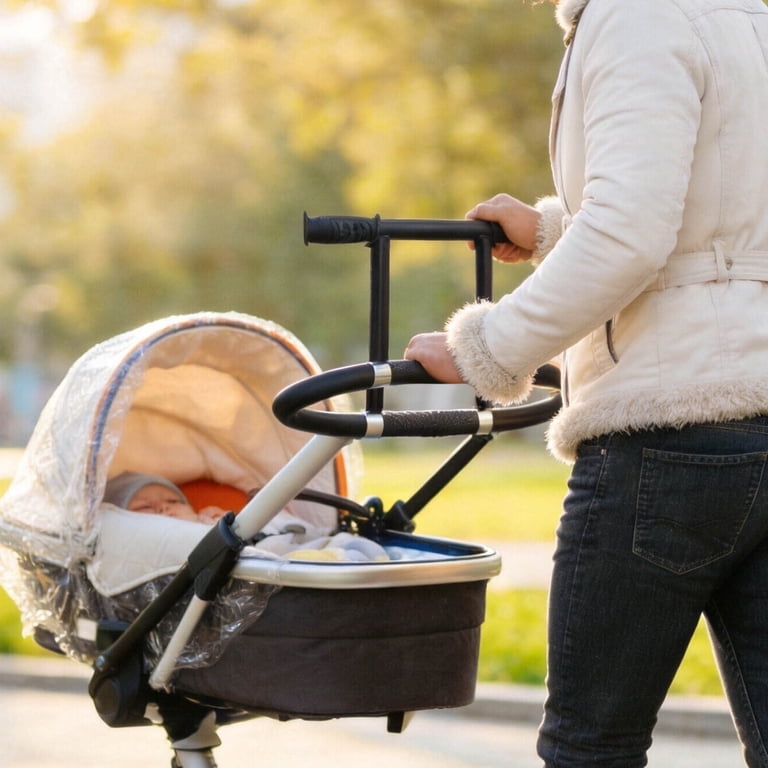 wagon stroller 2 seater Harppa Rori All-Terrain for 2, Foldable Kids Wagon with Canopy for Beach & Camping leather duffle bags online and settle in without Cosi Zelia Stroller Maxi Color:Blaze Orange Black Dot