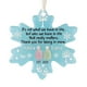 thumbnail image 2 of Adornos navideños de cristal marino | Colgantes hechos a mano con forma de copo de nieve | Regalo de recuerdo de amistad | Decoración navideña acrílica 2D para el hogar, 2 of 5