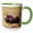 Green/White, variant on 3drose, Alaska, Noatak National Preserve. Bull Muskox on Arctic Tundra 2., 15oz Mug