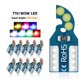 thumbnail image 2 of 10X Luz LED T10 W5W 168 192 de alta calidad con chip COB de 12 V, lámpara automática CANBUS sin error, luz de estacionamiento, luz de gálibo, 2 of 5