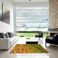 thumbnail image 7 of Ahgly Company Machine Washable Indoor Rectangle Transitional Mahogany Brown Area Rugs, 3' x 5', 7 of 7