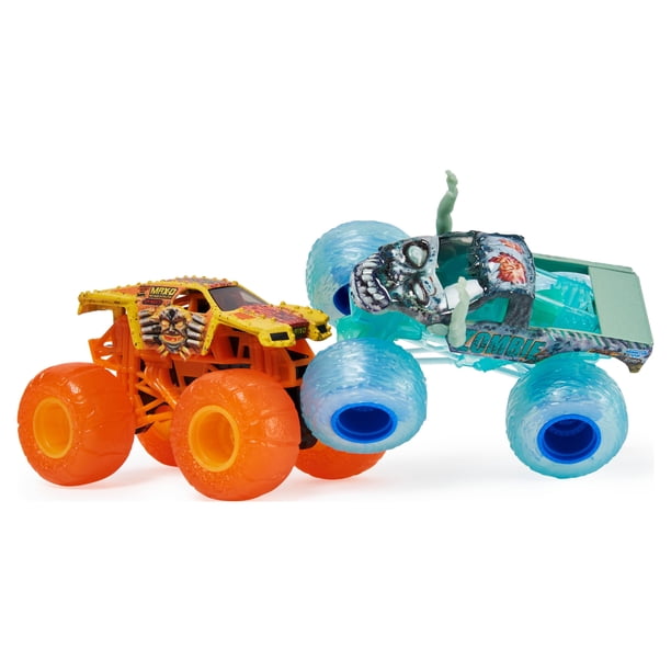 Monster Jam Max D Earth Vs. Zombie Surf Die-Cast Trucks - Walmart