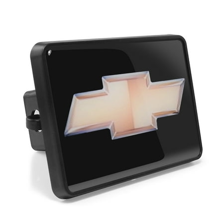 - Chevrolet Golden Bowtie ABS Plastic 2 Plug Tow Hitch Cover